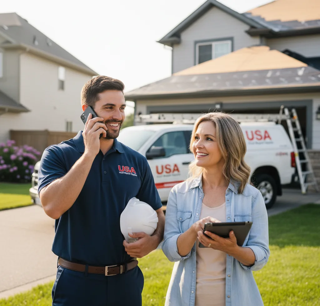 USA Roof Repair Experts customer support in Ontario